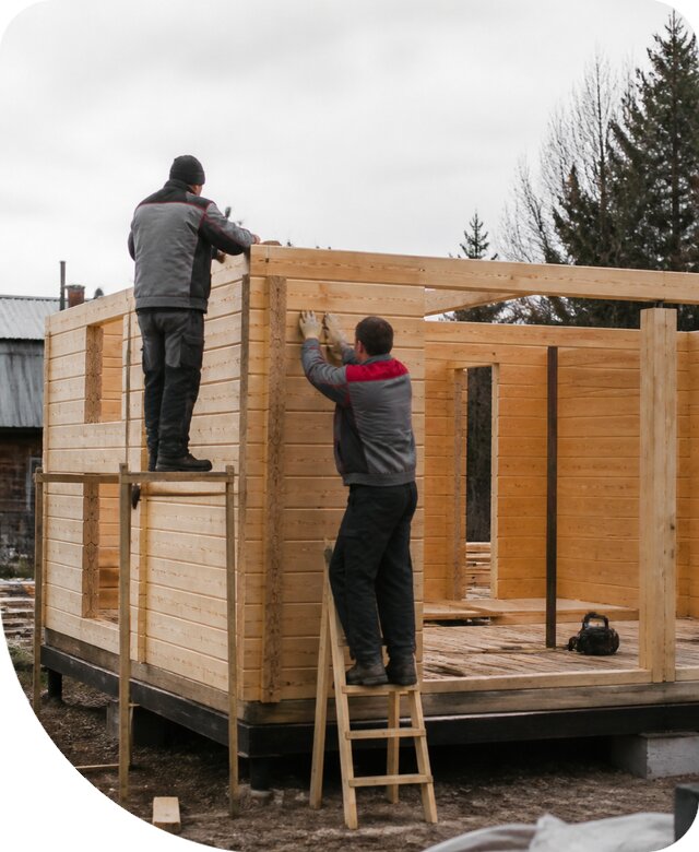 Строительство построек из бруса под ключ в Ревде недорого